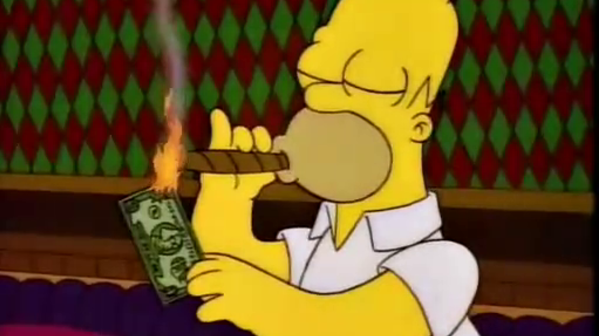Lecciones financieras de Los Simpsons | Querido Dinero