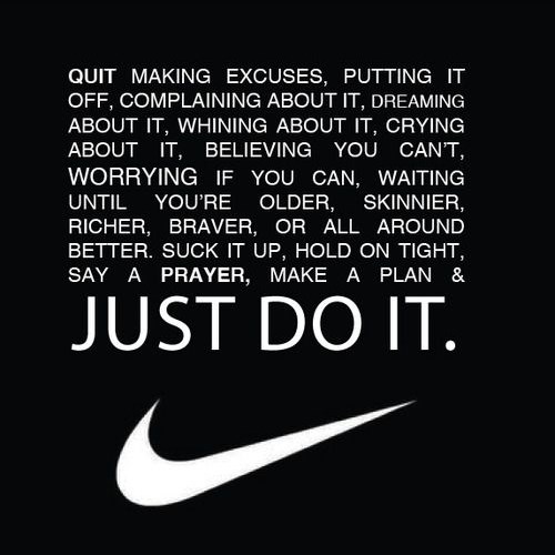 Frase de campaña just do it de Nike