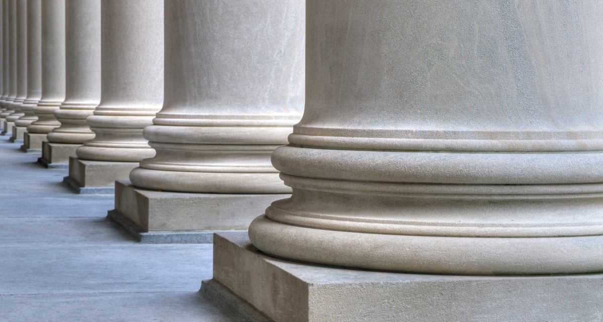 Columnas de un edificio